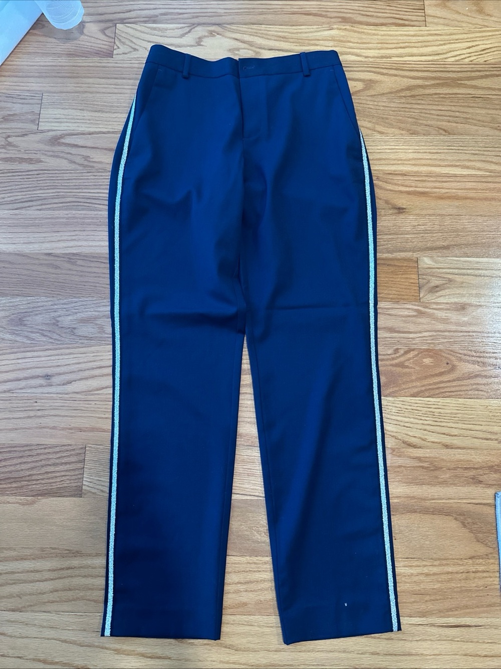 Zadig & Voltaire women Side-Stripe Dress Pants navy wool